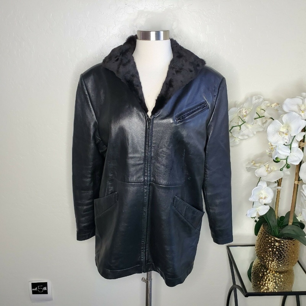 Givenchy Cuir Vintage Black Leather Jacket